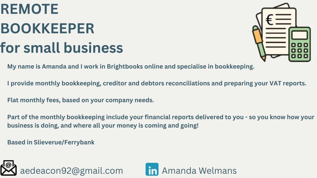 Amanda Welmans - Remote Bookkeeper